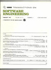 IEEE TRANSACTIONS ON SOFTWARE ENGINEERING雜志封面